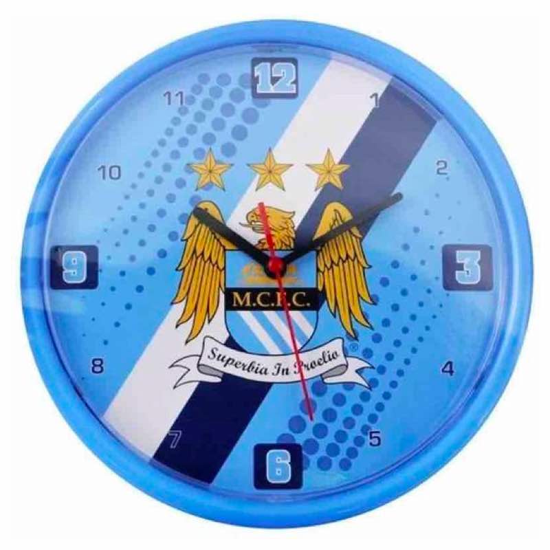 Manchester City Wall Clock Football Store Putte